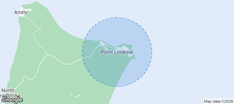 Point Lookout Airbnb map